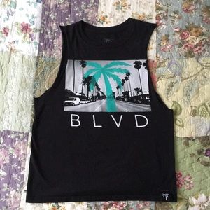 🌴BLVD Palm Tree Muscle Tank Top🌴
